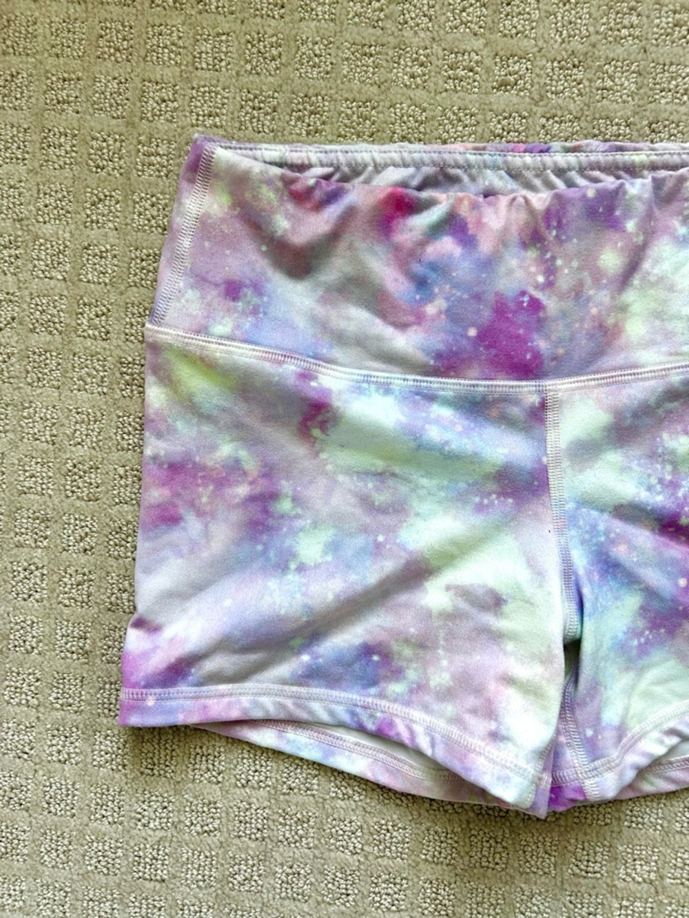 FLEO Vibrant Fantasy PHR Athletic Rave Spandex Running Cycling Shorts 4 Inch- M - Picture 2 of 9